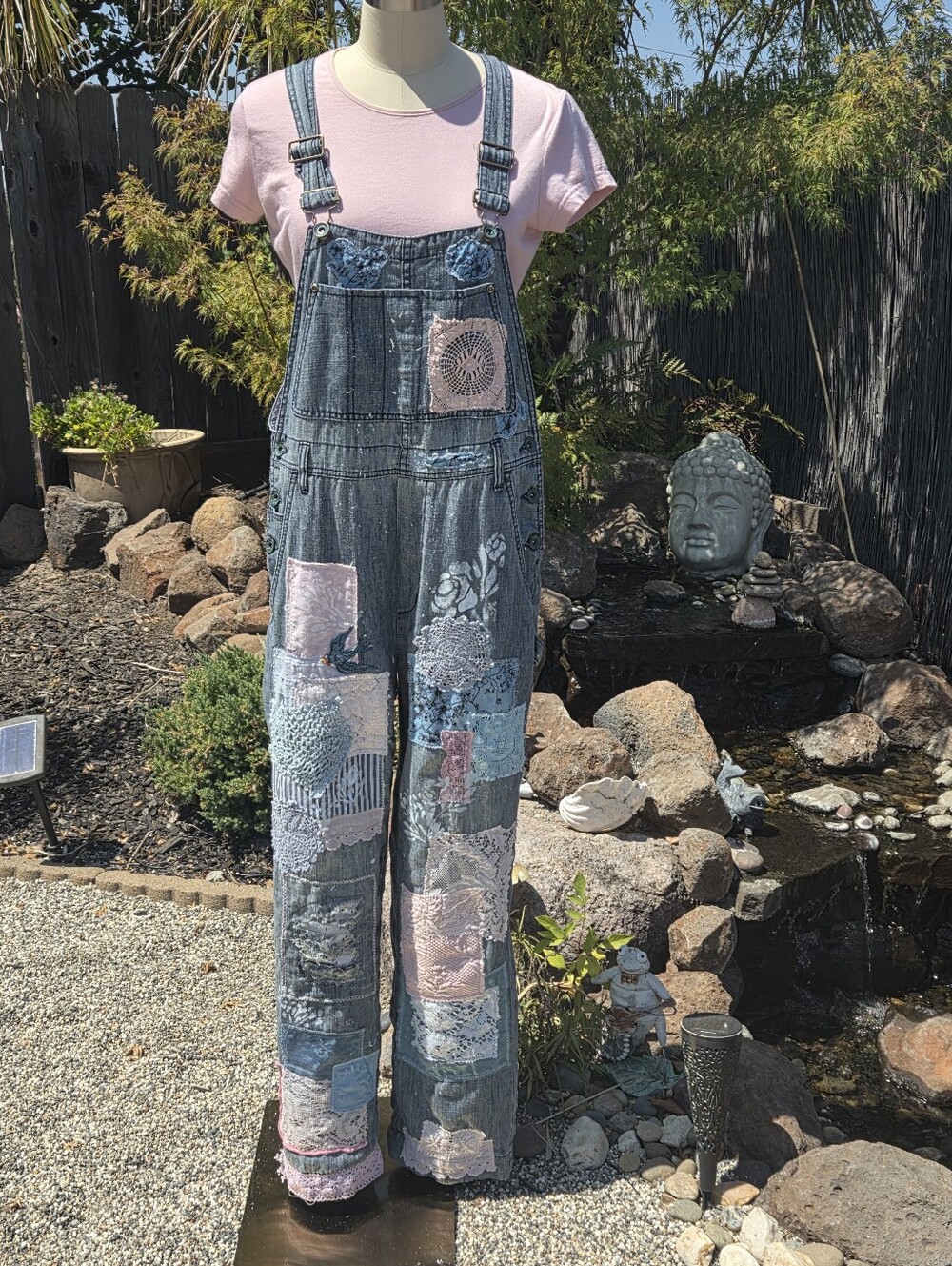 ​One-of-a-Kind Upcycled Overalls | Romantic & Rugged By ThresdsReclaimed  Size 8